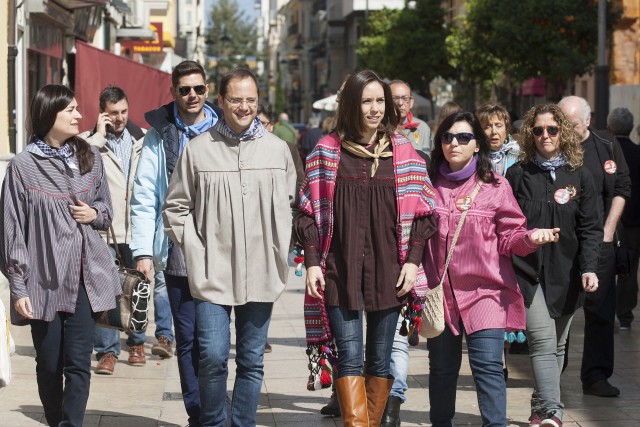  César Luena, secretari d´organització PSOE visita Gandia amb Diana Morant 
