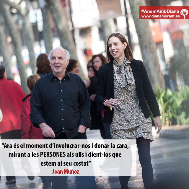 Joan Muñoz amb Diana Morant